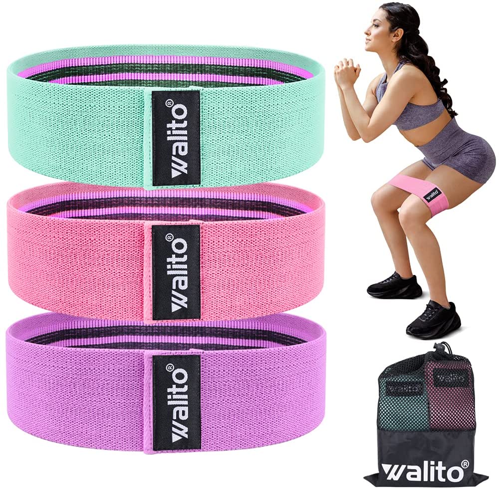 Resistance Bands for Legs and Butt - Exercise Bands Set Booty Hip Bands Wide Workout Bands Sports Fitness Bands Resistance Loops Band Anti Slip Elastic