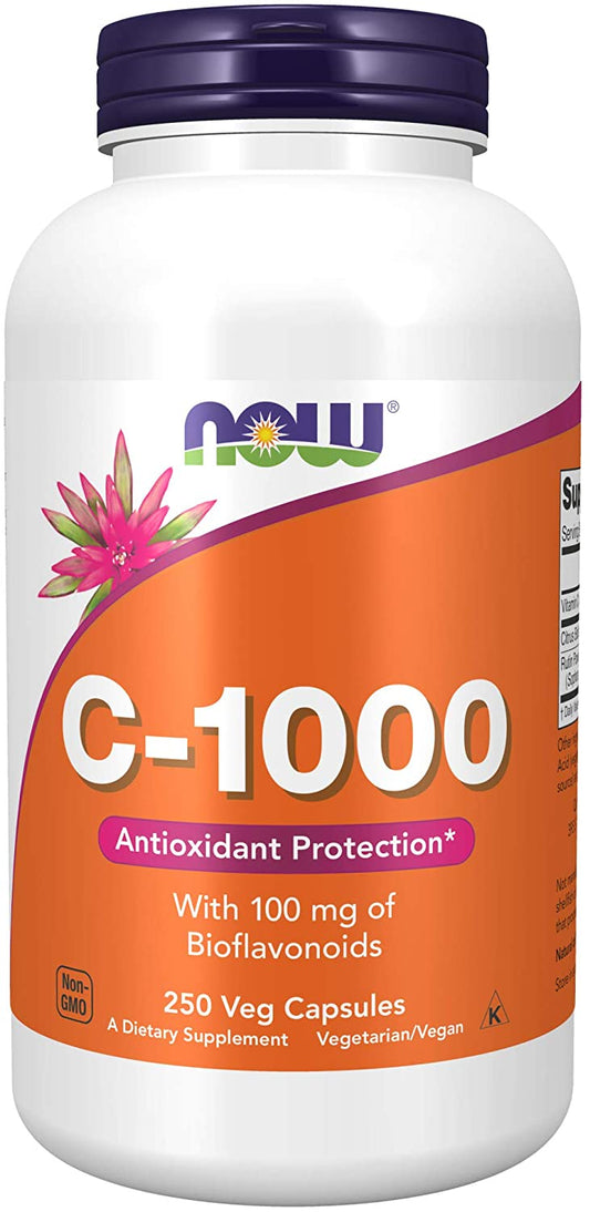 NOW Supplements, Vitamin C-1,000 with Rose Hips