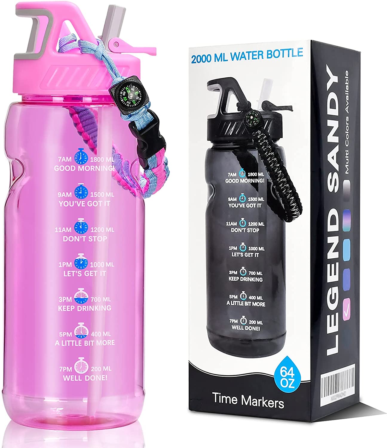 Obsession Big Motivational Half Gallon Water Bottle
