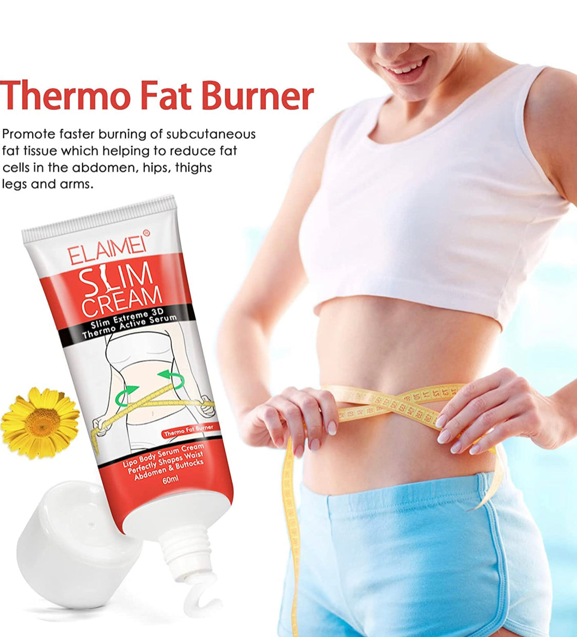 Slimming Hot Cream , Hot Cream for Belly Fat, Fat Burning Cream, Anti-Cellulite Slim Massage Cream - Slimming Cream for Waist, Belly, Buttocks and Thighs, Loose Weight Fast for Women