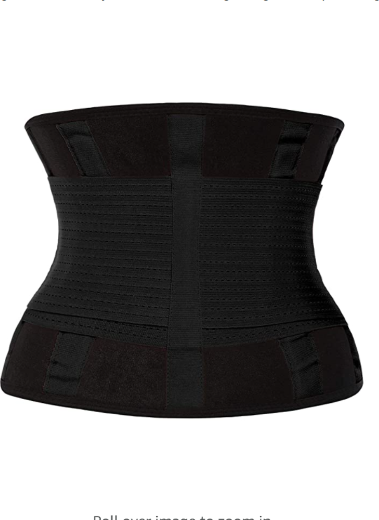Waist Trainer Belt for Women & Man - Waist Cincher Trimmer Weight Loss Ab Belt - Slimming Body Shaper Belt (LARAGE)