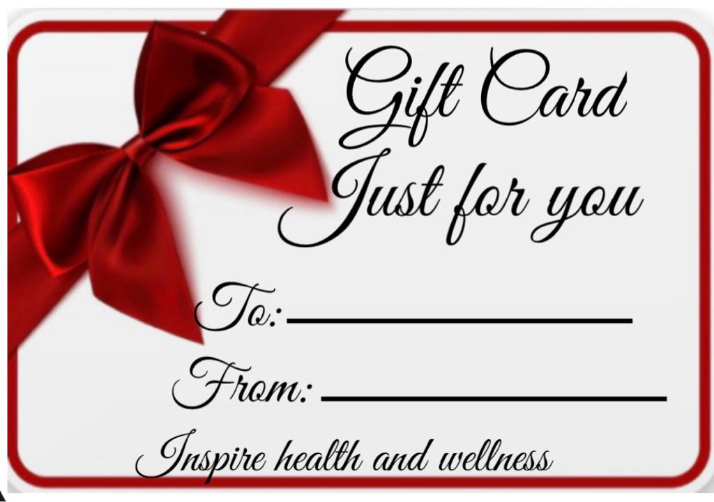 Inspire Health and Wellness Gift Card